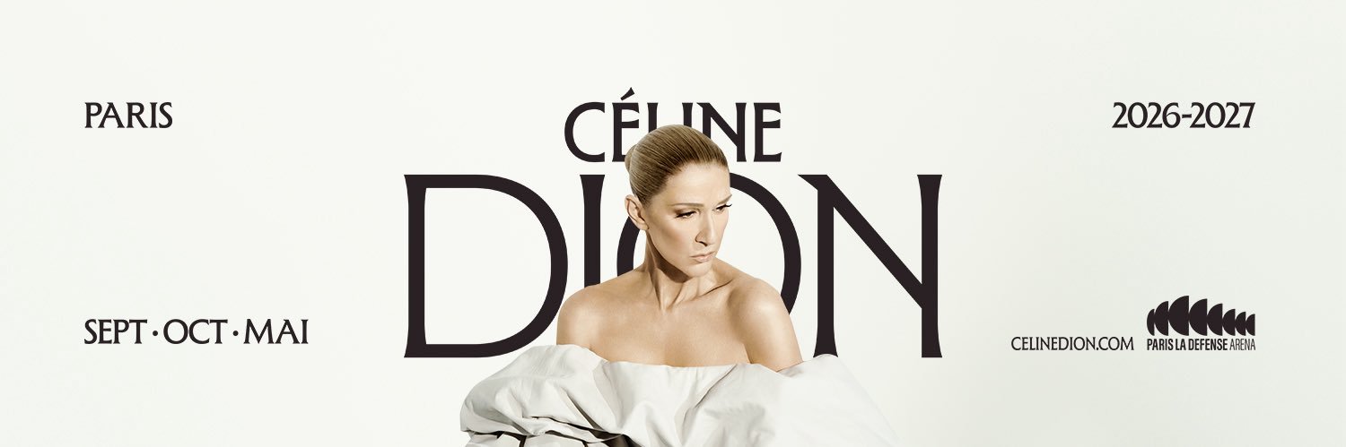Celine Dion's banner