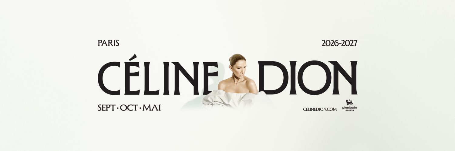 Celine Dion's banner
