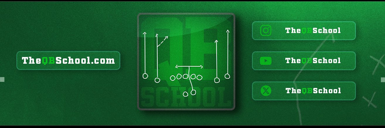 The QB School's banner