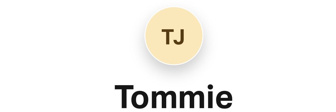 Tommie Thick's banner