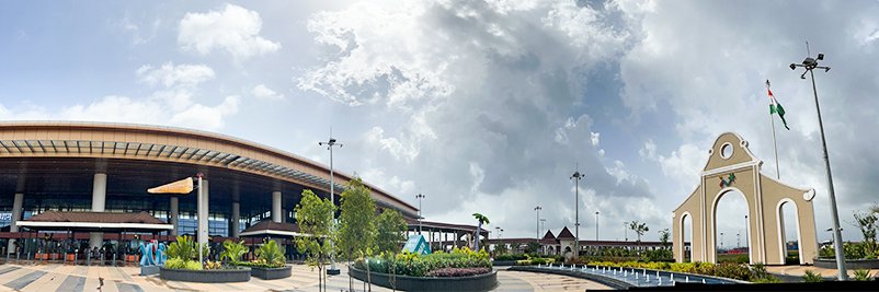 Manohar International Airport's banner