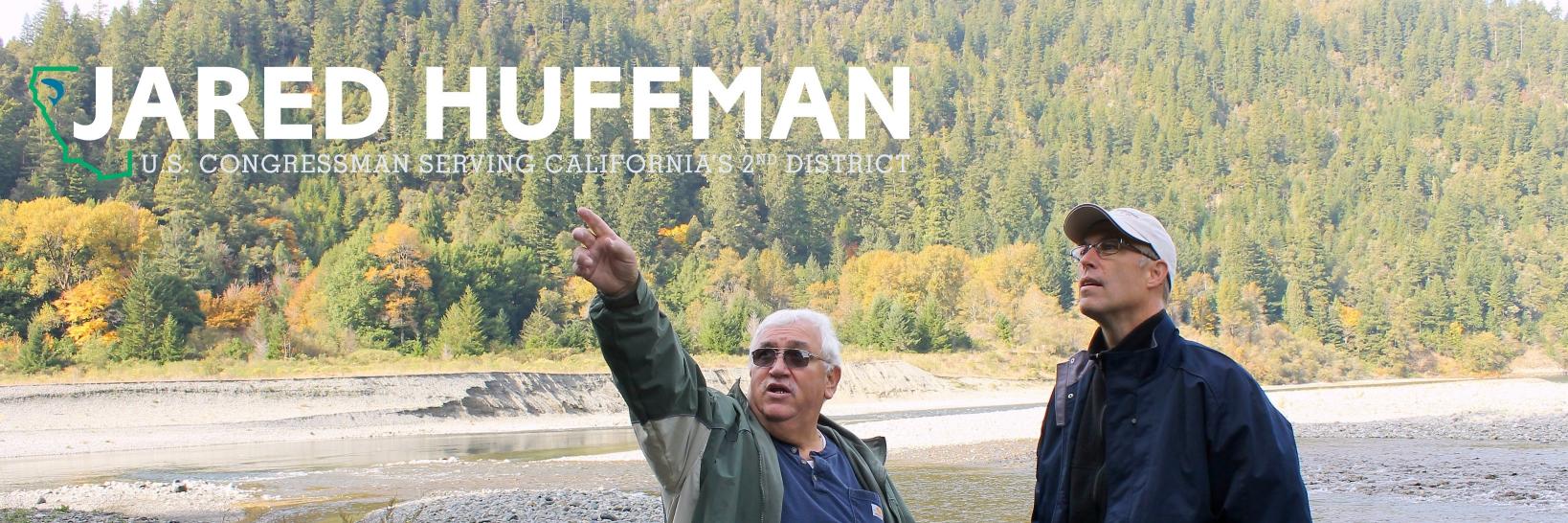Rep. Jared Huffman's banner