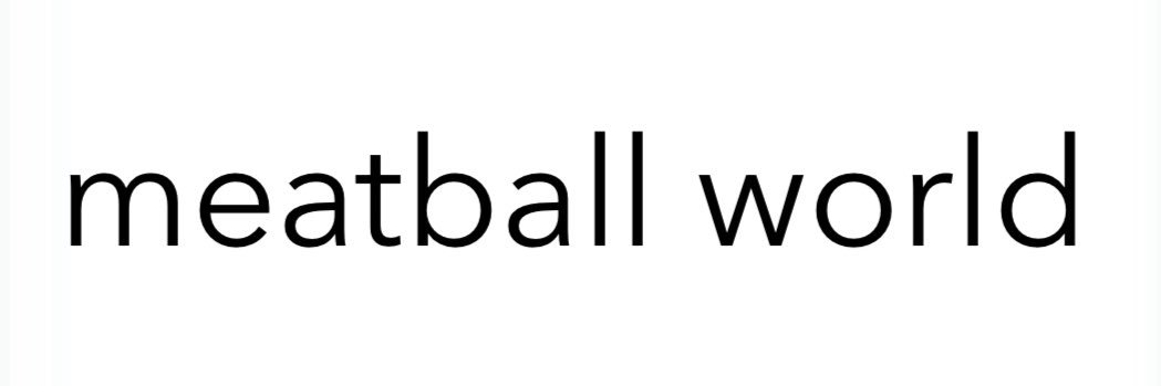 Dr. Meatball's banner