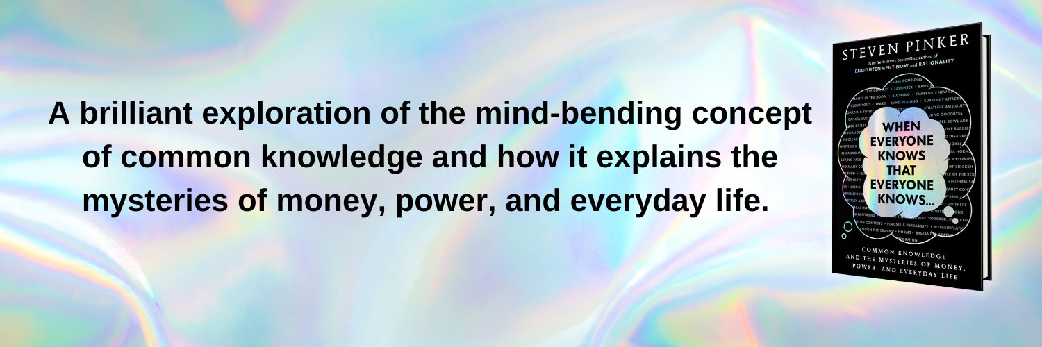 Steven Pinker's banner