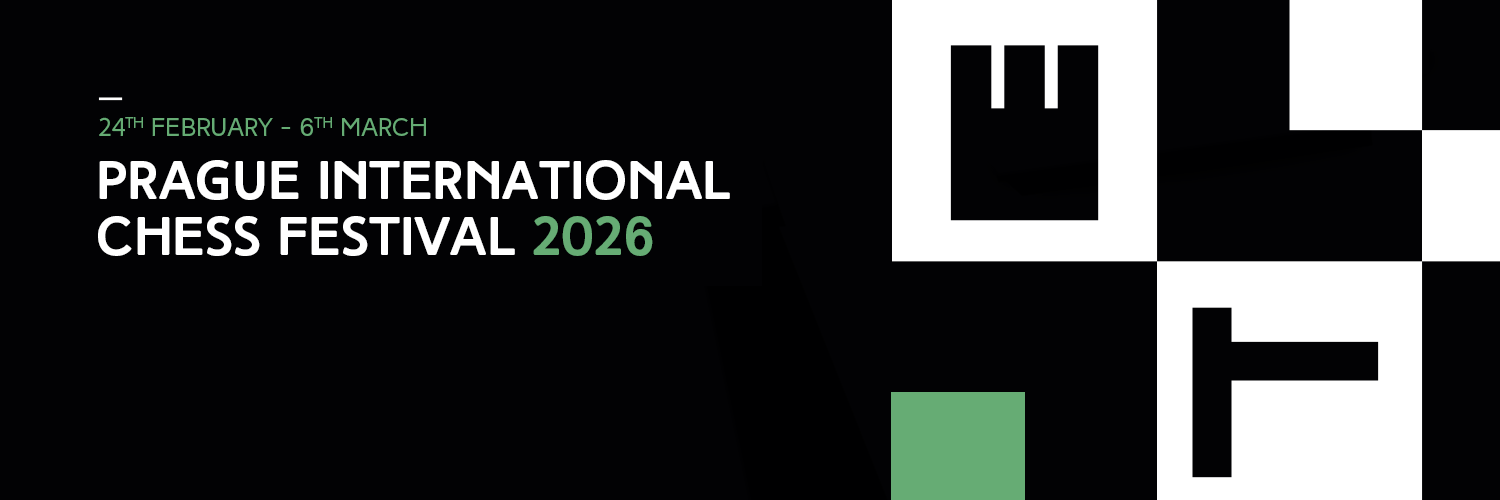 Prague International Chess Festival's banner