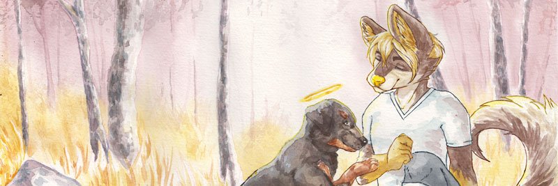 Odo Goldenpaw 🍌🐺's banner