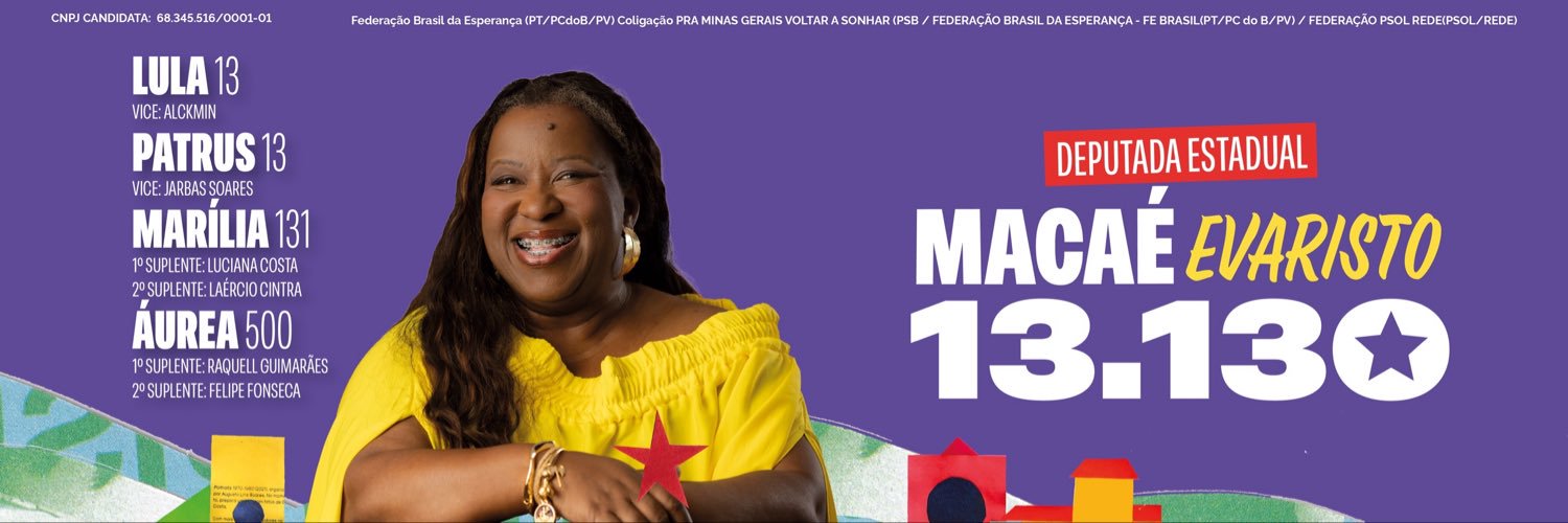Macaé Evaristo - 13.130 🔺's banner