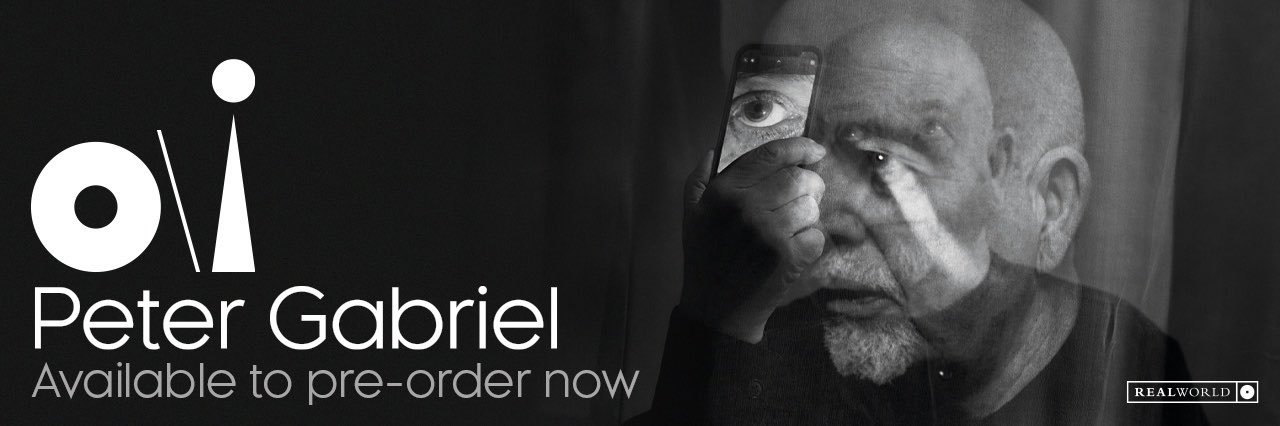 Peter Gabriel's banner