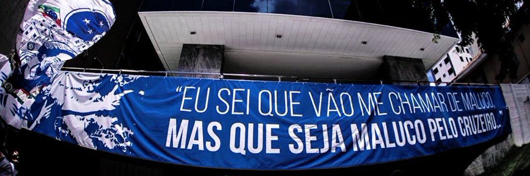 Xandin do Cruzeiro's banner