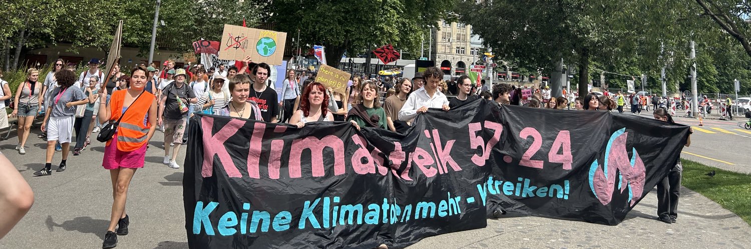 Klimastreik Schweiz 🔥 #ClimateJusticeNow's banner