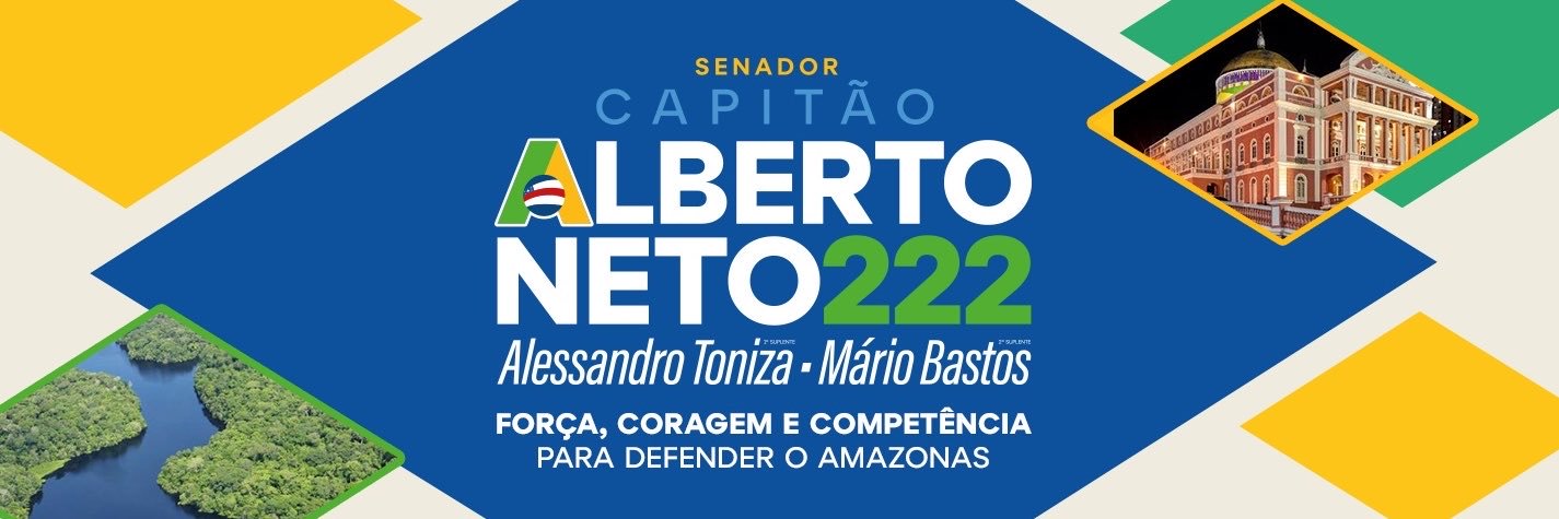 Capitão Alberto Neto's banner