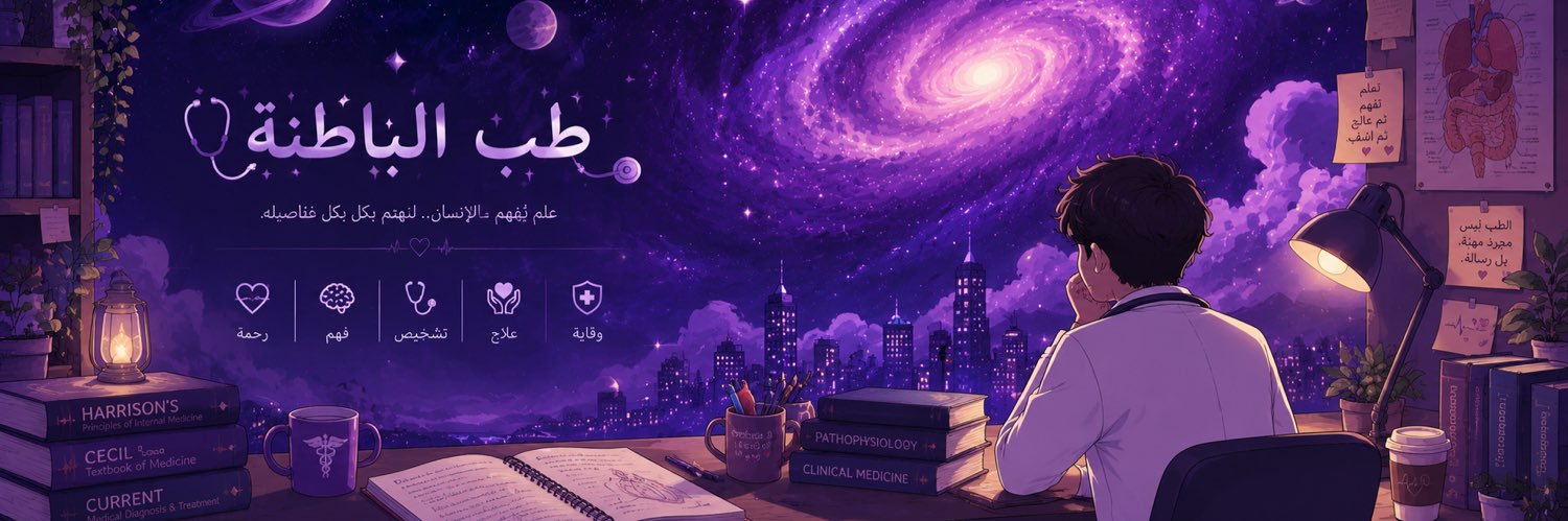 عَالَم طِبْ الَباطِنَة✨'s banner