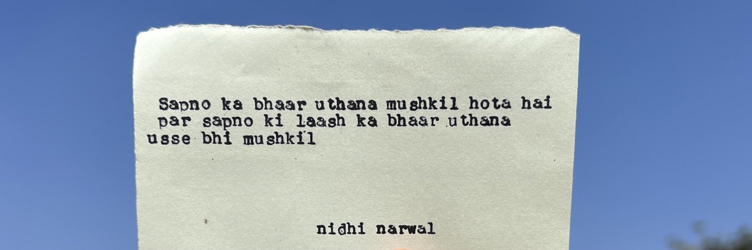 NIDHI NARWAL's banner