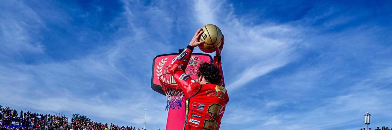 Pecco Bagnaia's banner