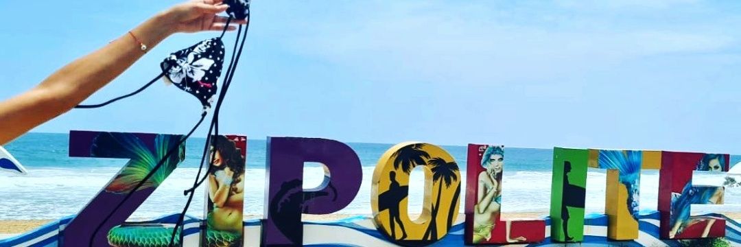 Zipolite Nude Beach's banner