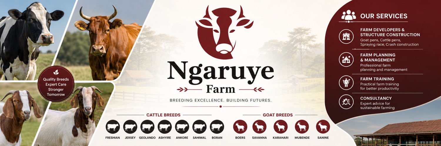 Ngaruye Farm🐄🐐🌽🌾🇺🇬's banner