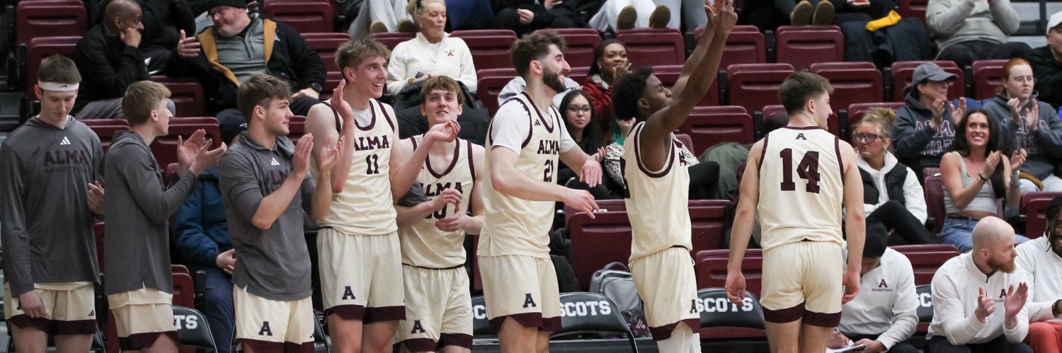 Alma College Men's Basketball's banner
