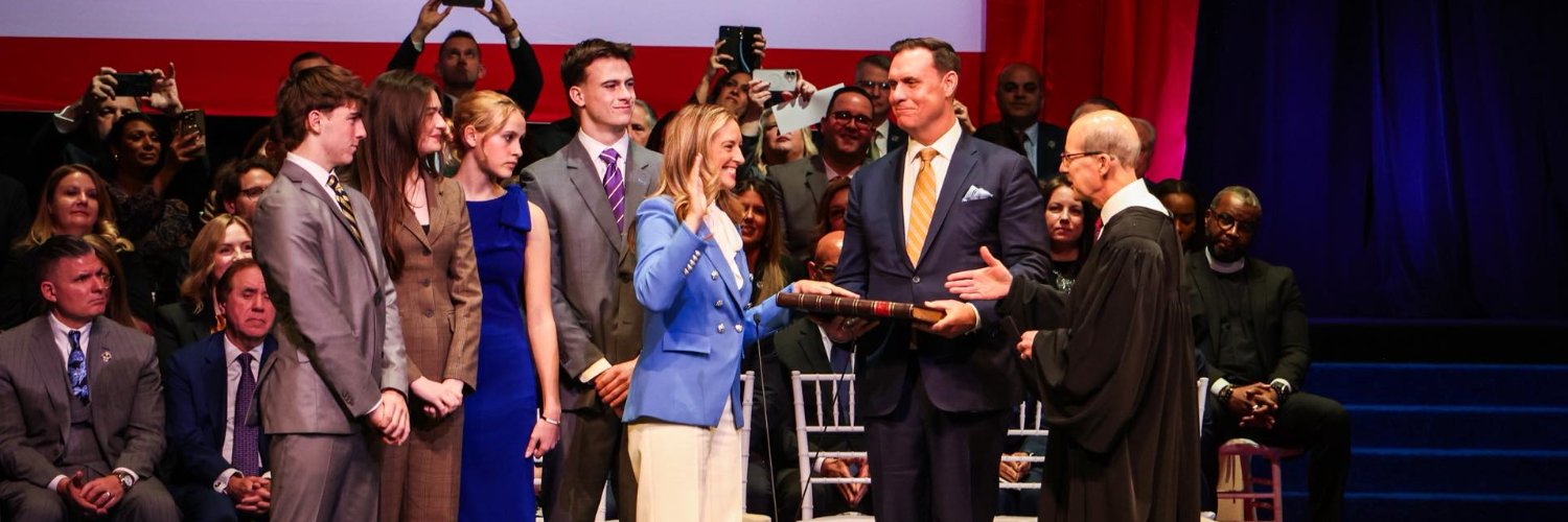 Governor Mikie Sherrill's banner