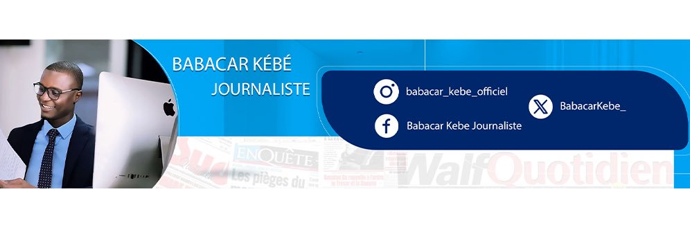 Babacar Kébé's banner