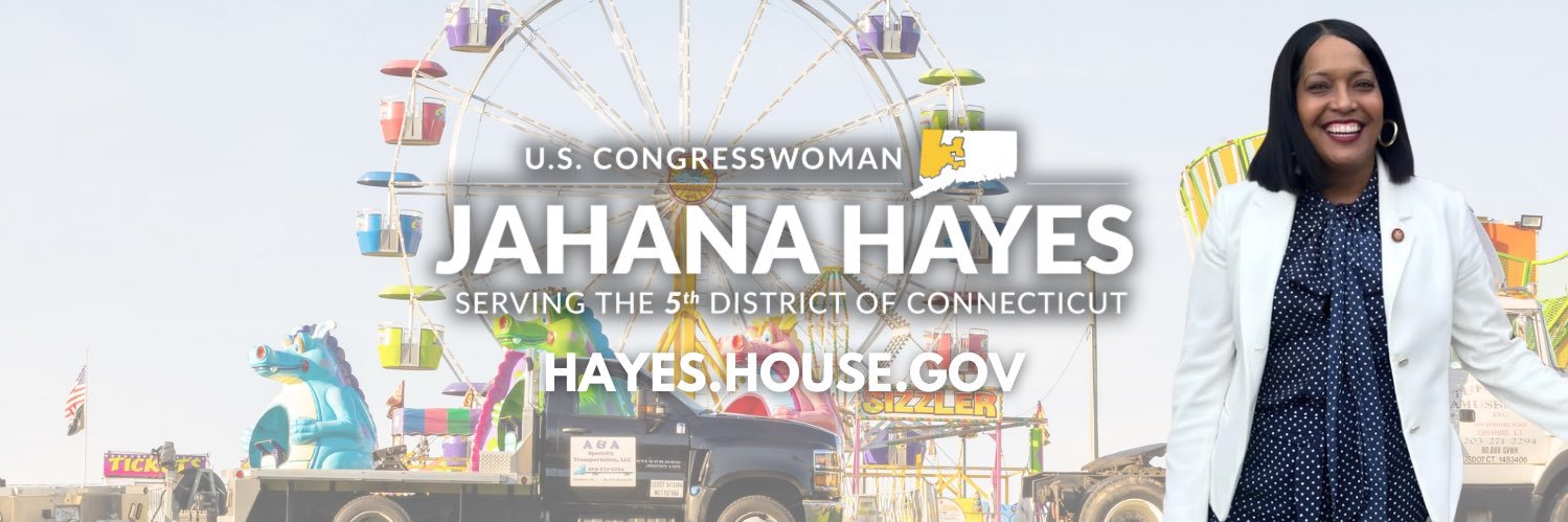 Jahana Hayes's banner