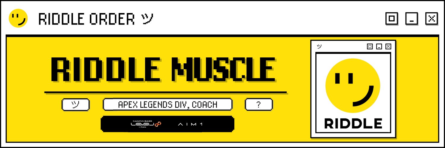 RIDDLE MUSCLE's banner