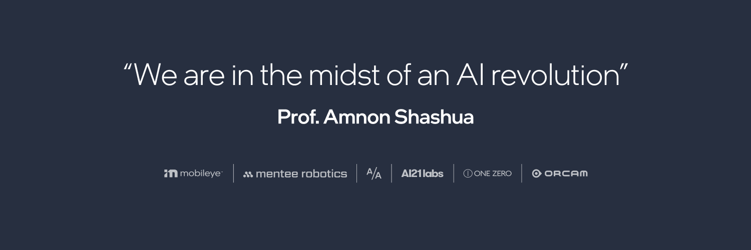 Amnon Shashua's banner