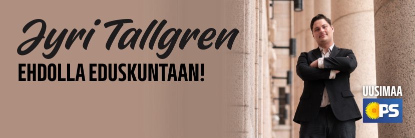 Jyri Tallgren's banner
