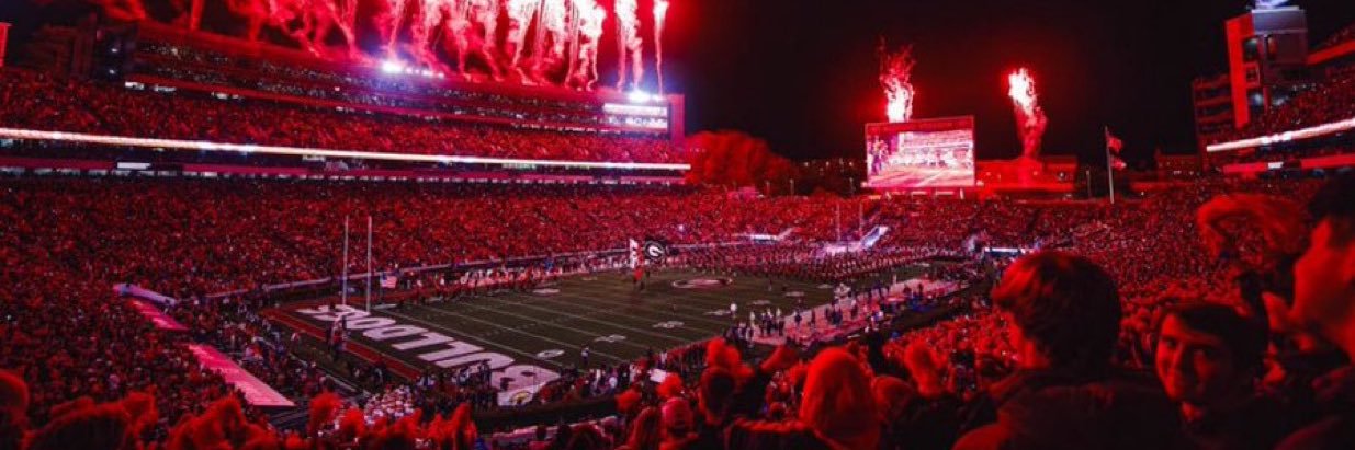 UGA Football's banner