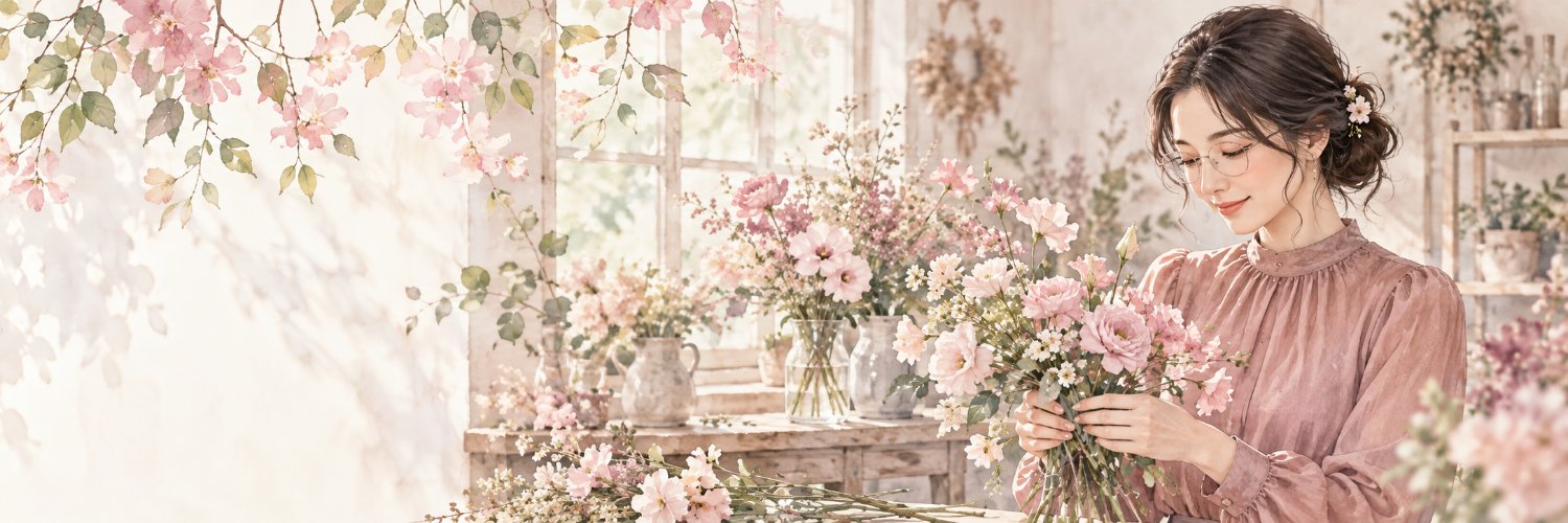 眼鏡と花時間🌸's banner