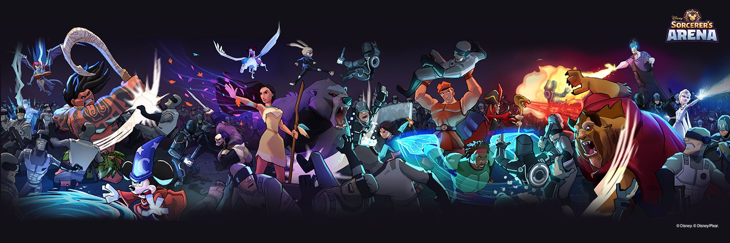 Disney Sorcerer's Arena's banner