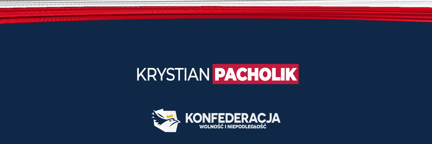 Krystian Pacholik's banner