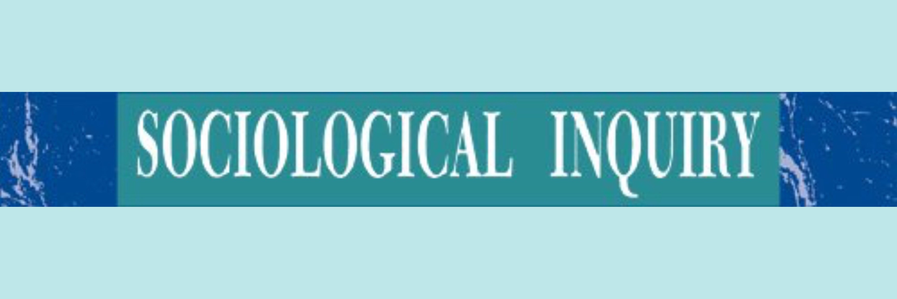 Sociological Inquiry's banner