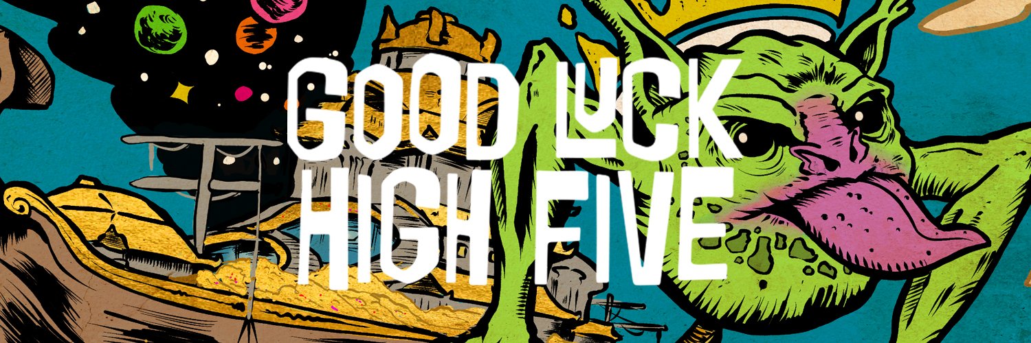 Good Luck High Five's banner