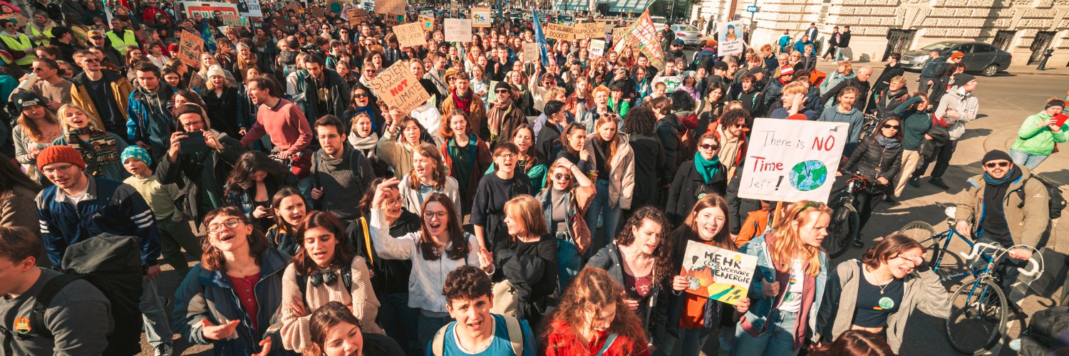 Fridays For Future Wien's banner