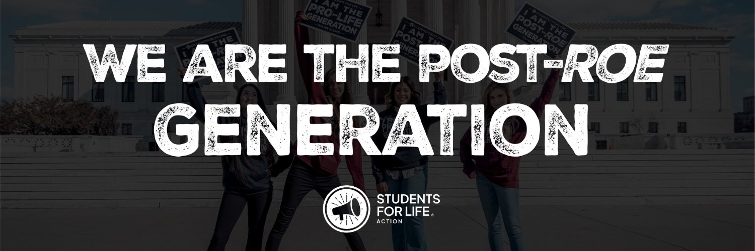 Students for Life Action's banner