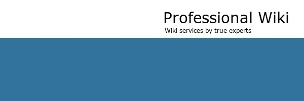 Professional Wiki's banner