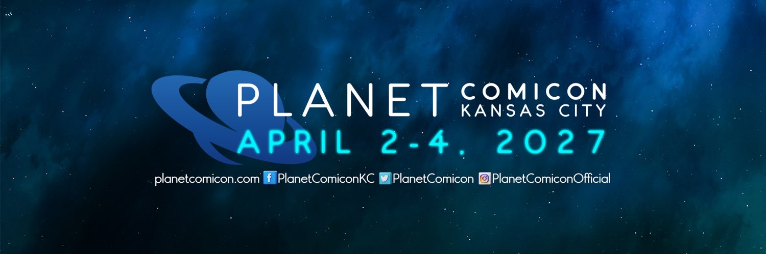 Planet Comicon Kansas City's banner
