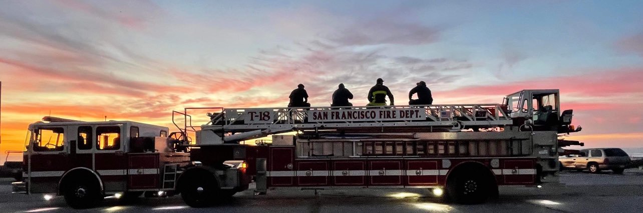SAN FRANCISCO FIRE DEPARTMENT MEDIA's banner