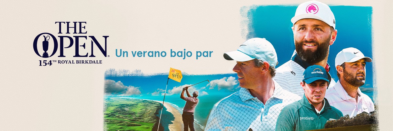 Golf en Movistar Plus's banner