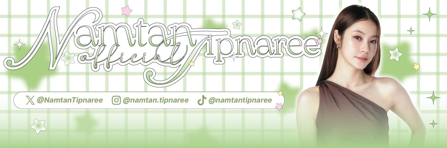 NamtanTipnaree Official's banner