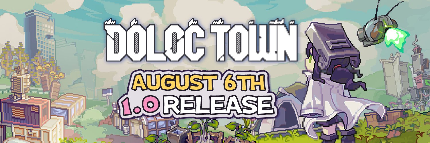 RedSaw Games 🌻 Doloc Town 1.0 On August 6's banner