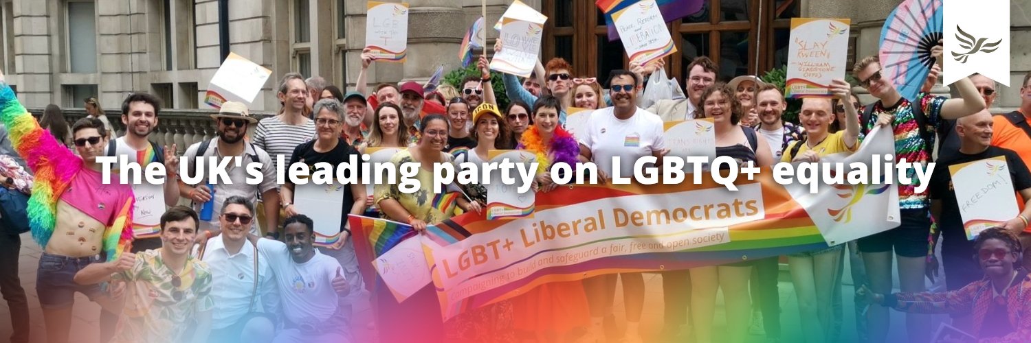 LGBT+ Lib Dems 🏳️‍🌈🏳️‍⚧️ 🔶's banner