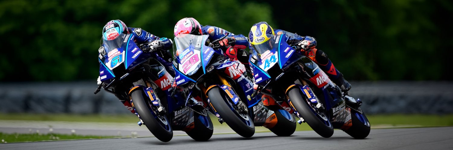 Yamaha Racing UK's banner
