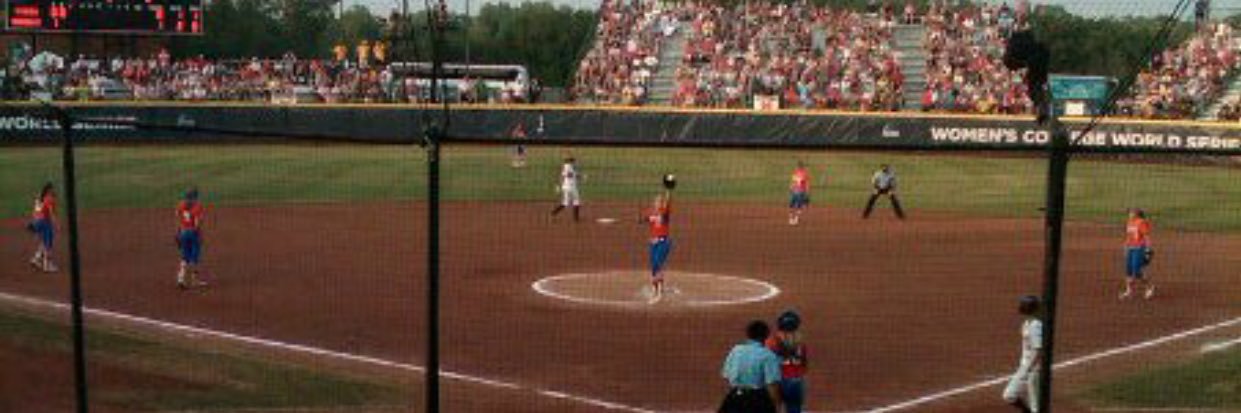 Rounding Third Softball's banner