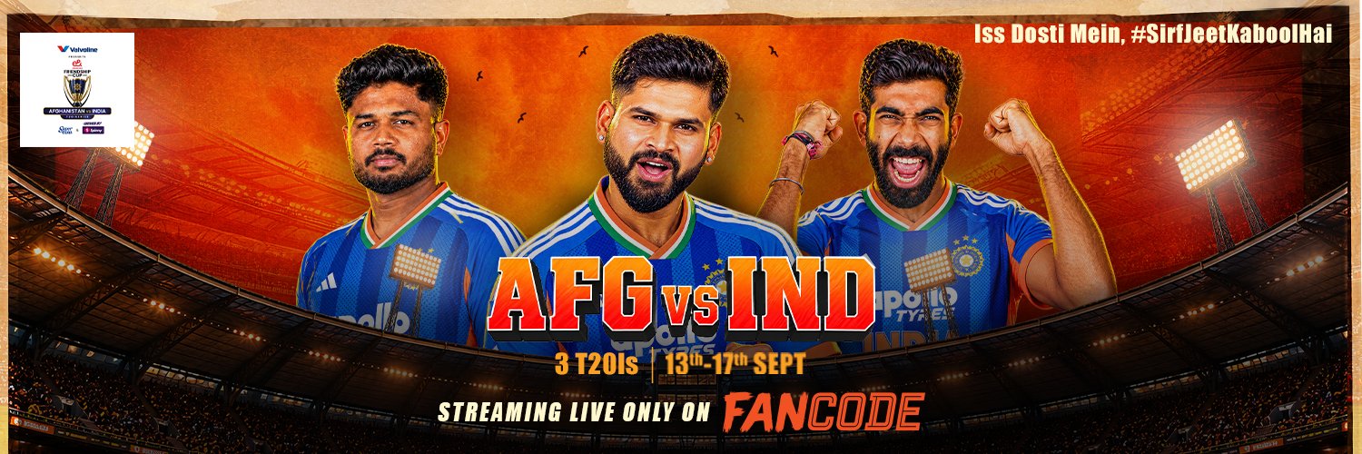 FanCode's banner