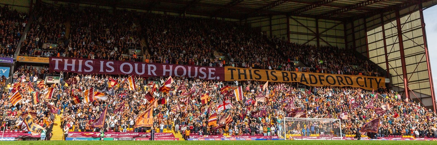 Bradford City AFC's banner