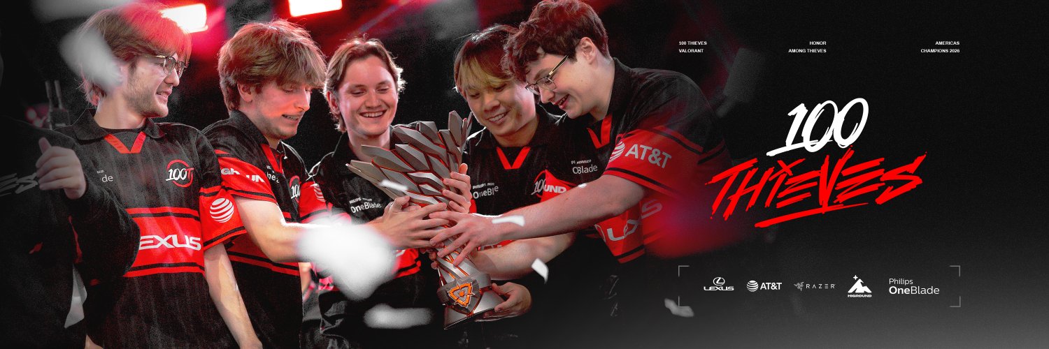 100 Thieves VALORANT's banner