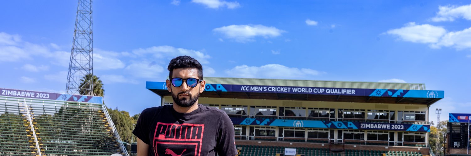 Sikandar Raza's banner