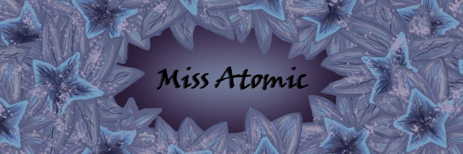 Miss Atomic's banner