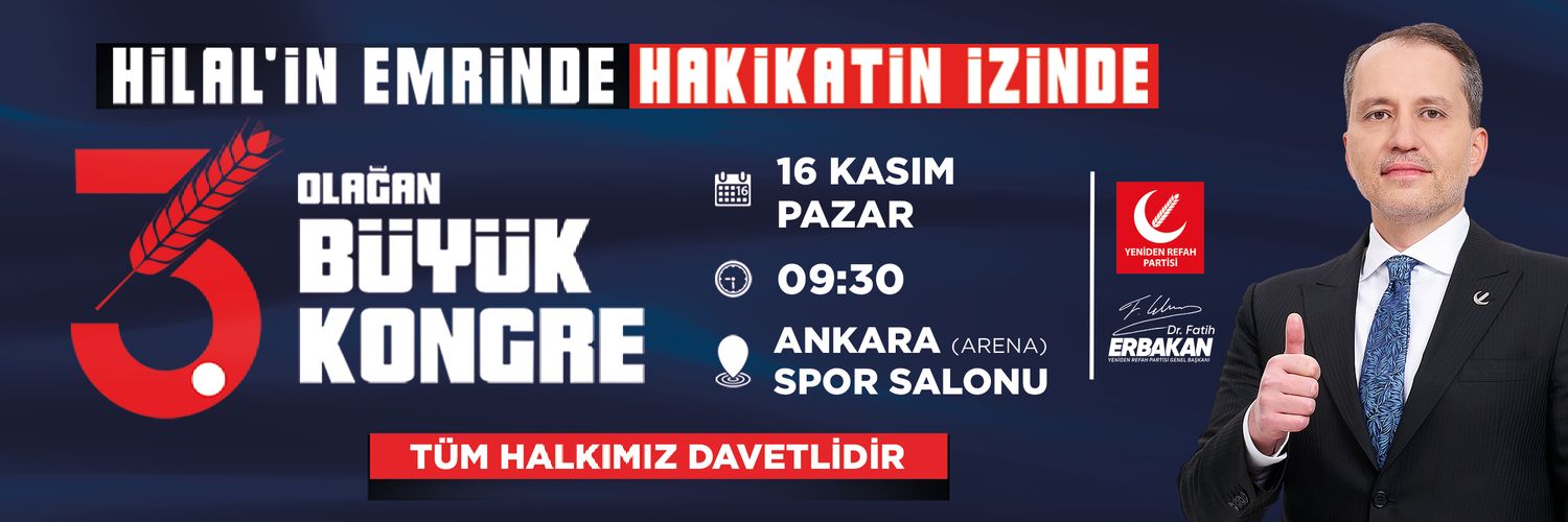 Yeniden Refah İzmir's banner